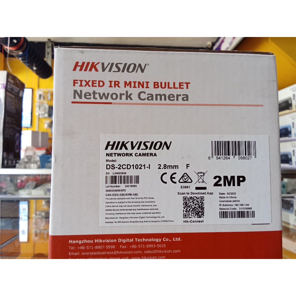 HIKVISION DS-CD1021-I 2MP