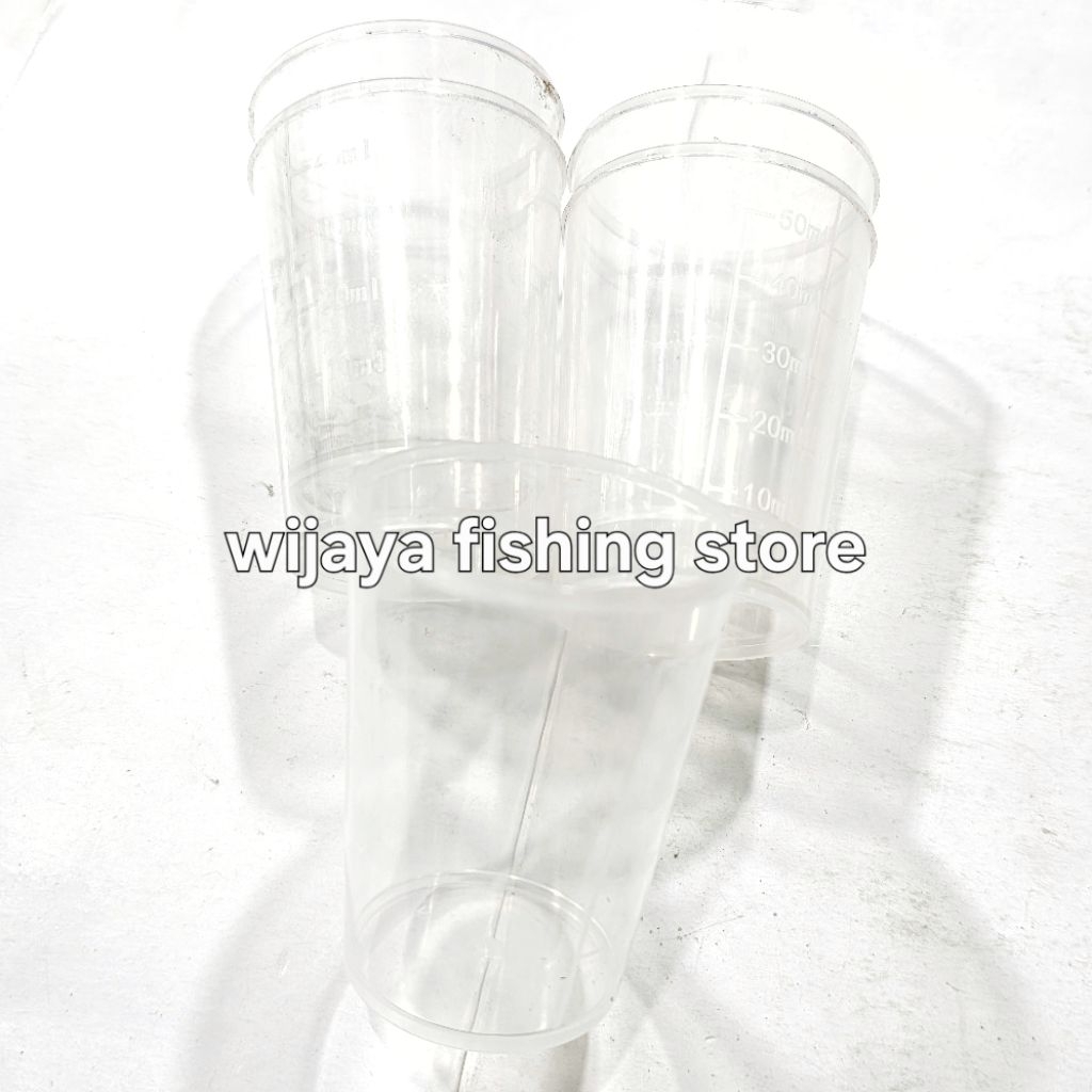 gelas ukur ukuran 50ml plastik