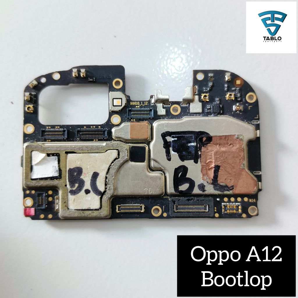 Mesin Oppo a12 bootlop Mentok logo