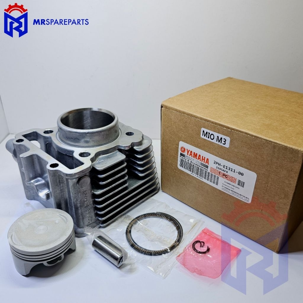 Blok Seher + Piston Cylinder Komplit Motor Mio M3 Soul GT 125 Fino 125 Mio Z 2PH.