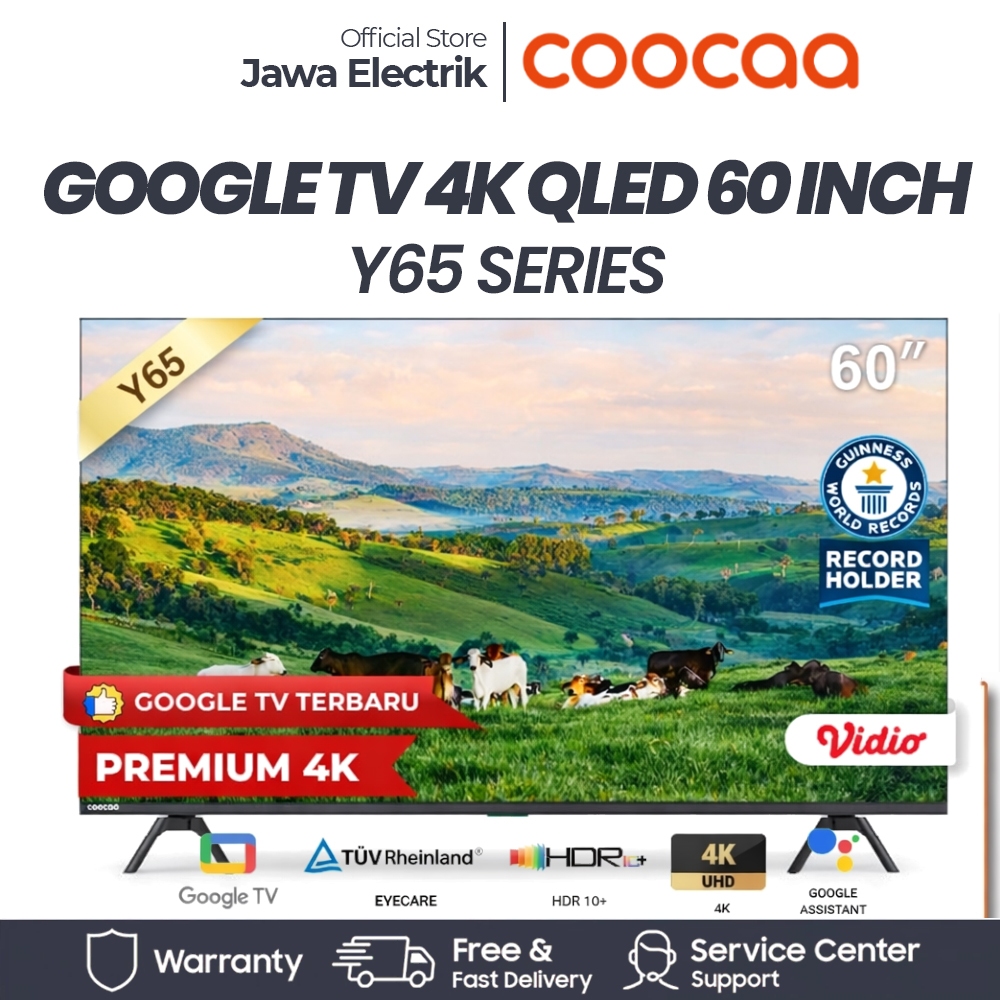 Coocaa LED TV GOOGLE TV 4K UHD 60Y65