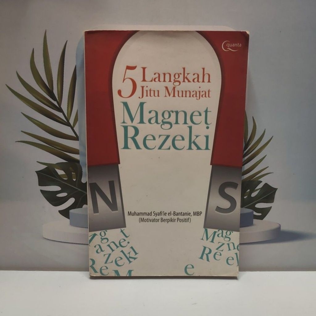 Buku Islami 5 langkah Jitu Munajat Magnet Rezeki Original Preloved