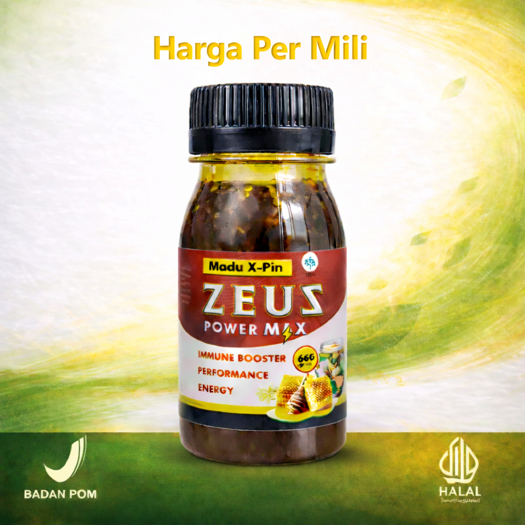 Madu Zeus Power Maxx - Atasi Ejakulasi Dini Menambah Stamina Tubuh