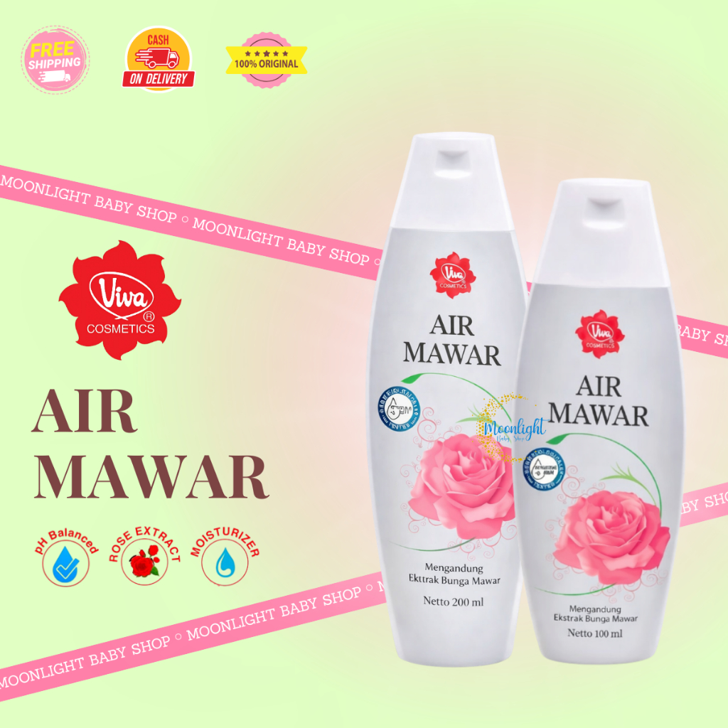Viva Air Mawar 100ml | 200ml - Viva Rose Water