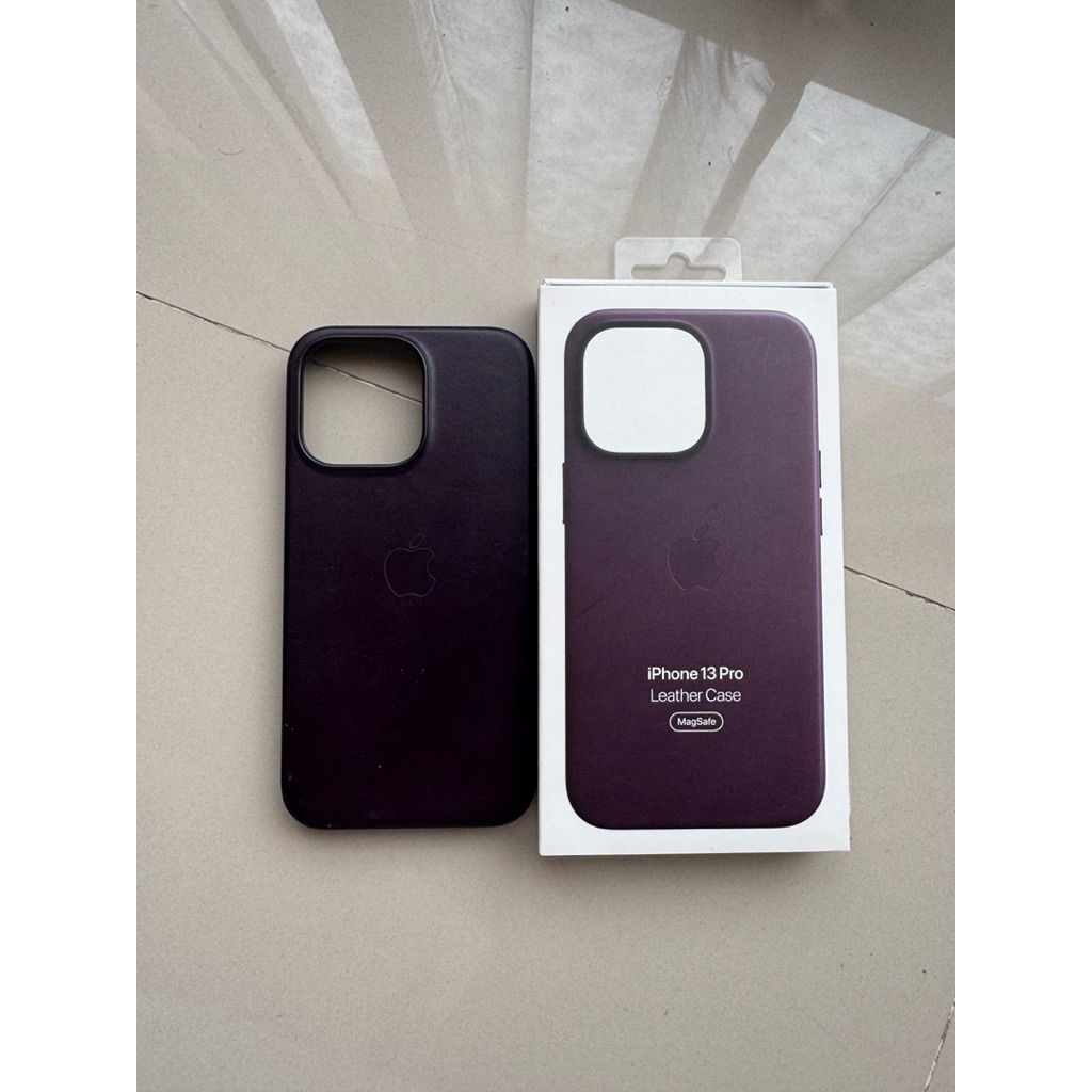 Leather case iphone 13 pro original apple