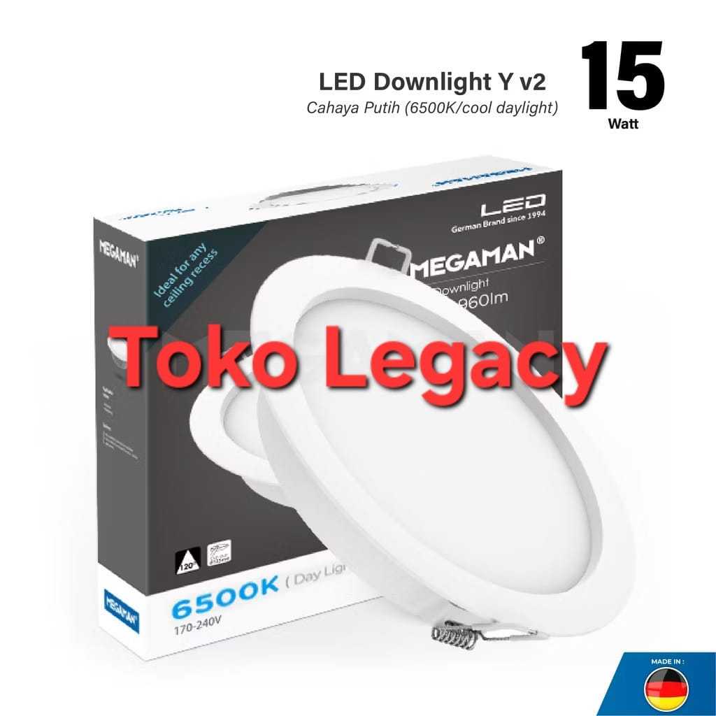 LED DOWNLIGHT MEGAMAN MQTL1119-Y V2 15W 170-240V 3000K/4000K/6500K