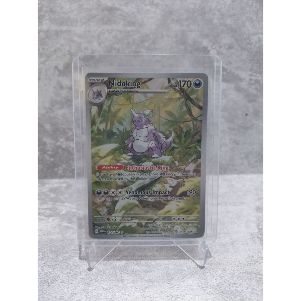 Nidoking 174/165 AR 151 Scarlet & Violet EN Pokemon TCG Original