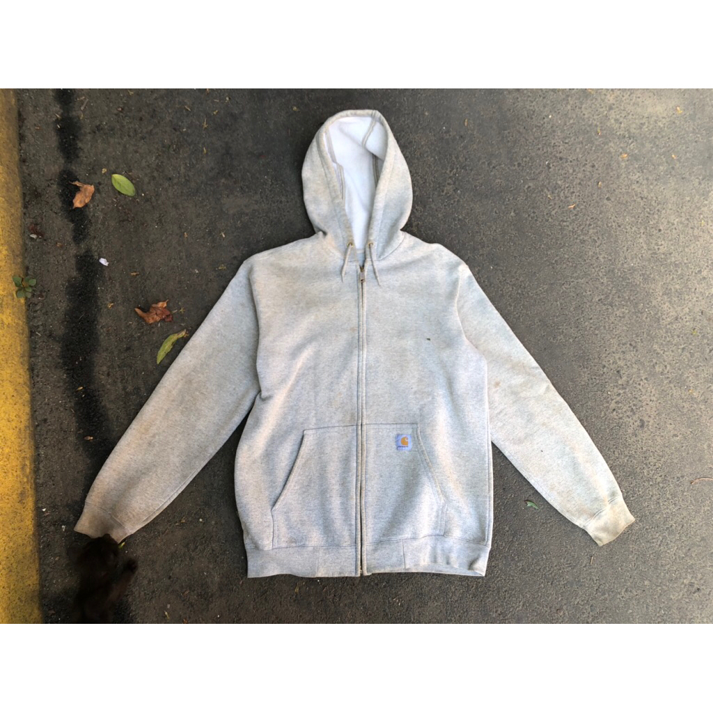CARHARTT HOODIE ZIPPER K122- HGY Grey