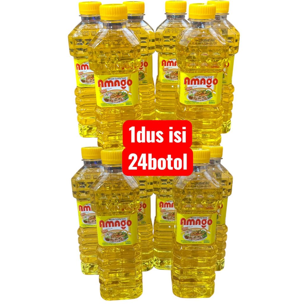 1 Dus Amago Minyak Goreng Sawit 500ml Kemasan 24 Botol