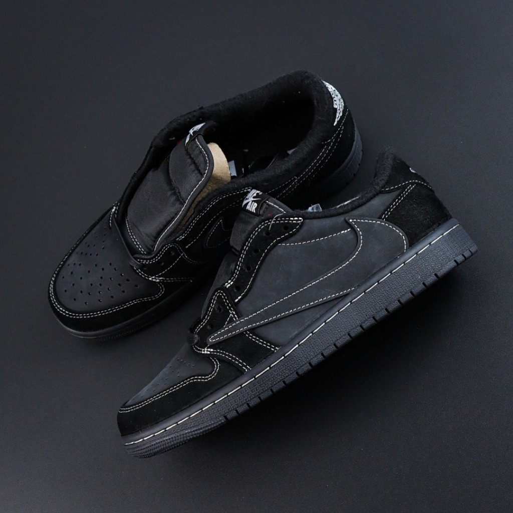AJ 1 Retro Low OG SP Travis Scott Black Phantom