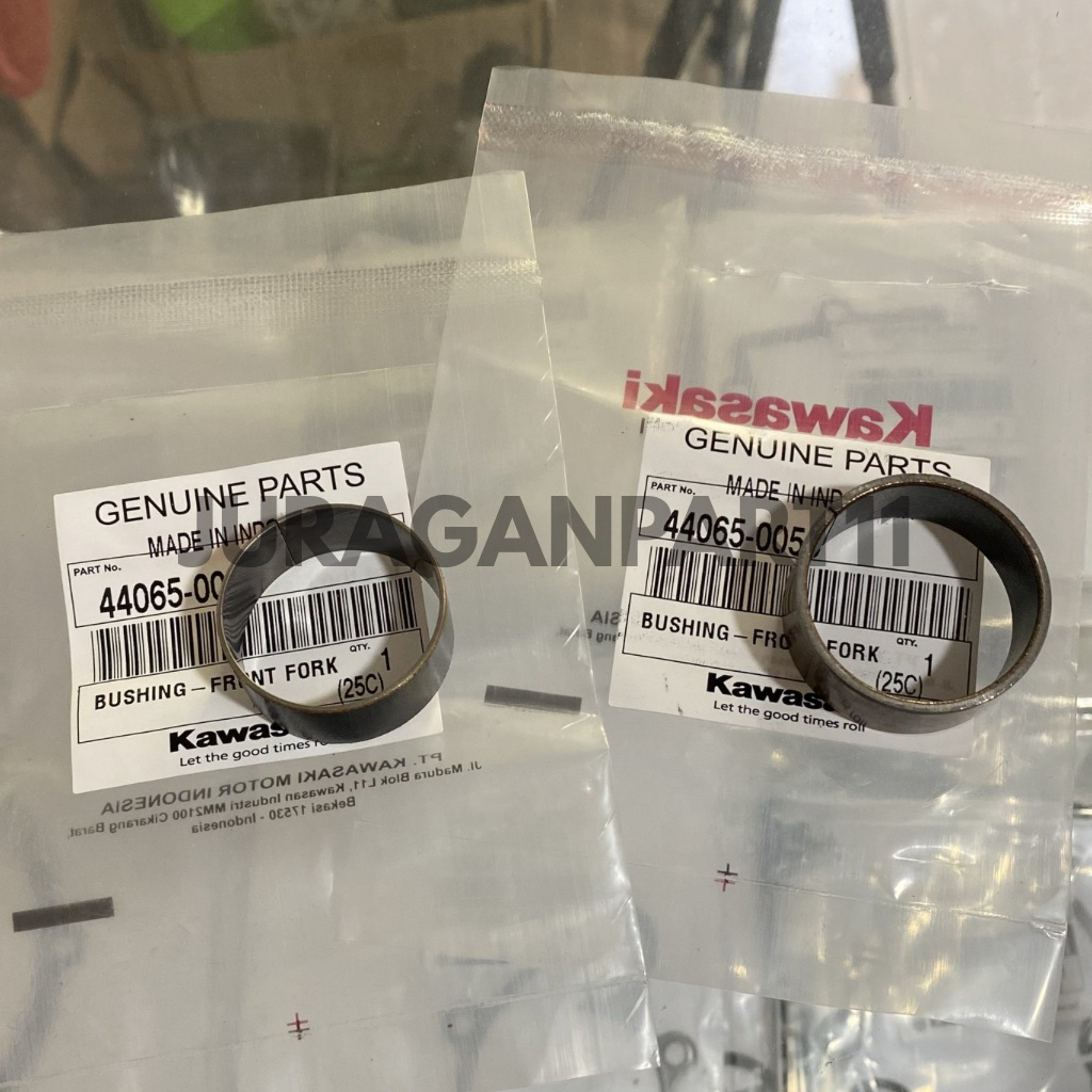 TERMURAH 1 PASANG BUSHING BOSH BOSHING RING KUNINGAN TABUNG SHOCK DEPAN NINJA RR ORIGINAL 44065-0054