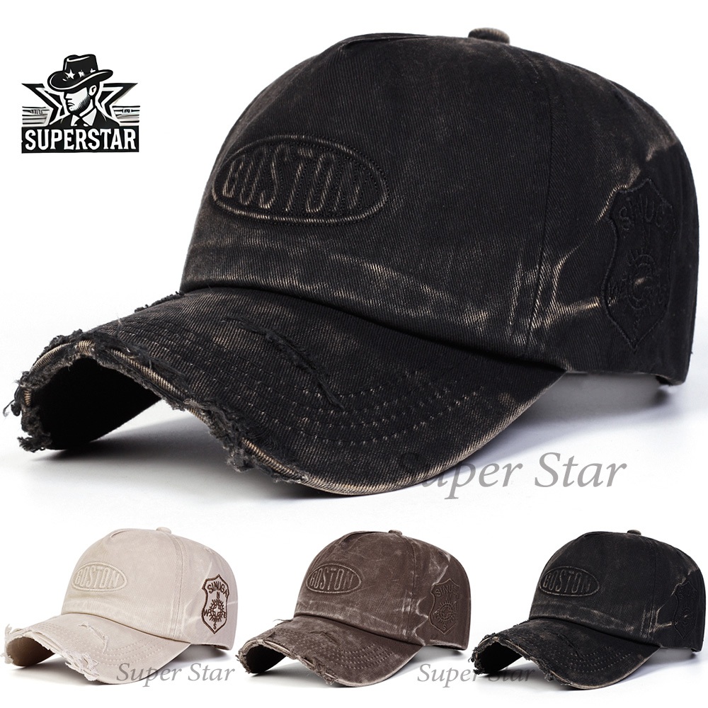 Topi Baseball Boston Distro Unisex Fashion Distro Caps Topi Cowok Vintage