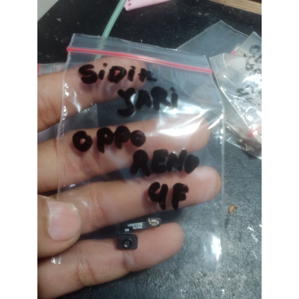 sensor sidik jari Oppo Reno 4f original copotan normal