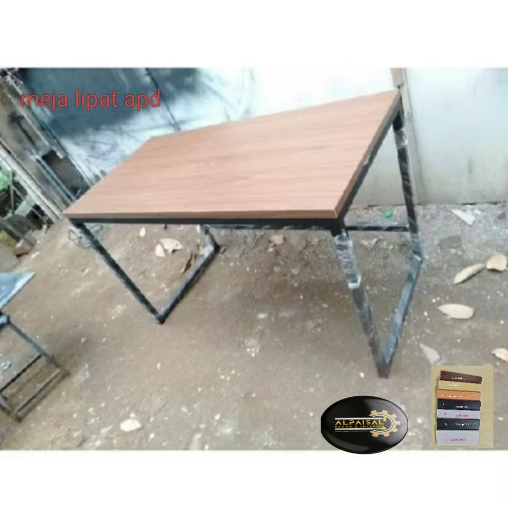 meja kerja ukuram p140 L80 70   150 140 130x70 T75 120x70x80 90x90 bongkar pasang
