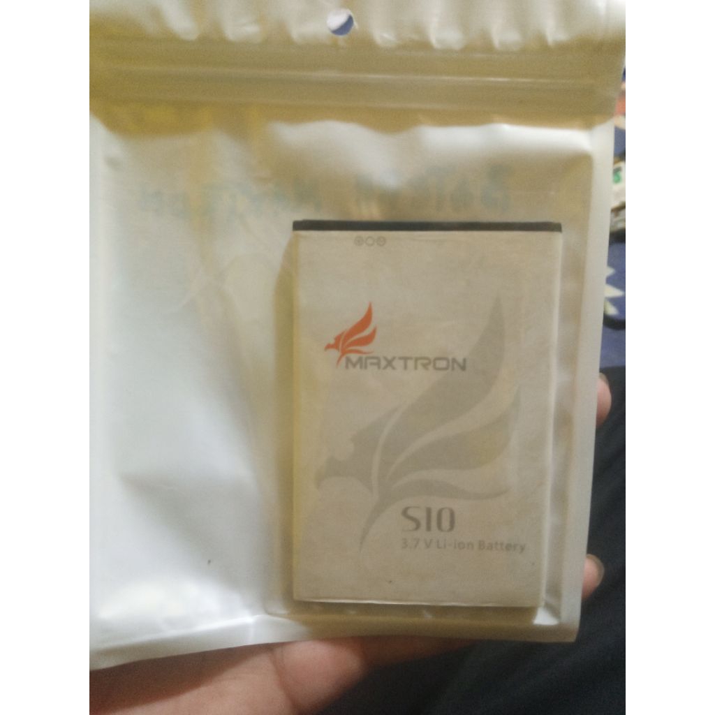 Baterai Maxtron S10 Original Cabutan Second