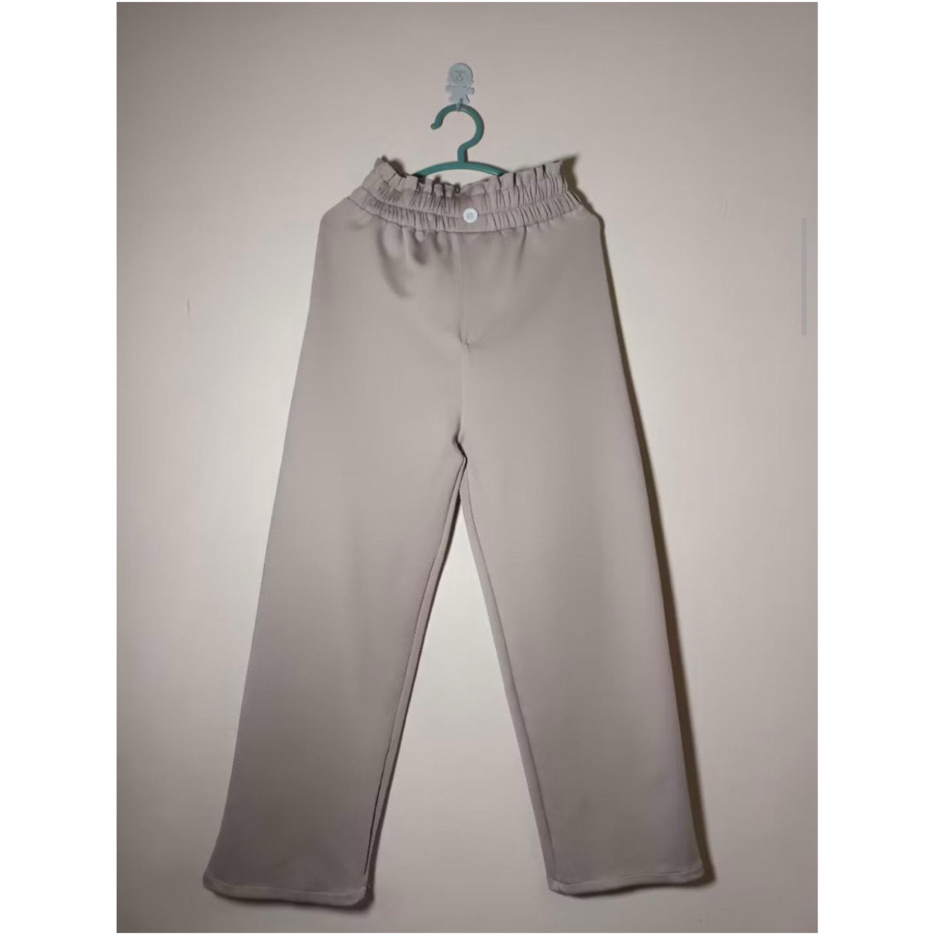 [PL] Celana Kulot Scuba Wanita -  High Quality Premium