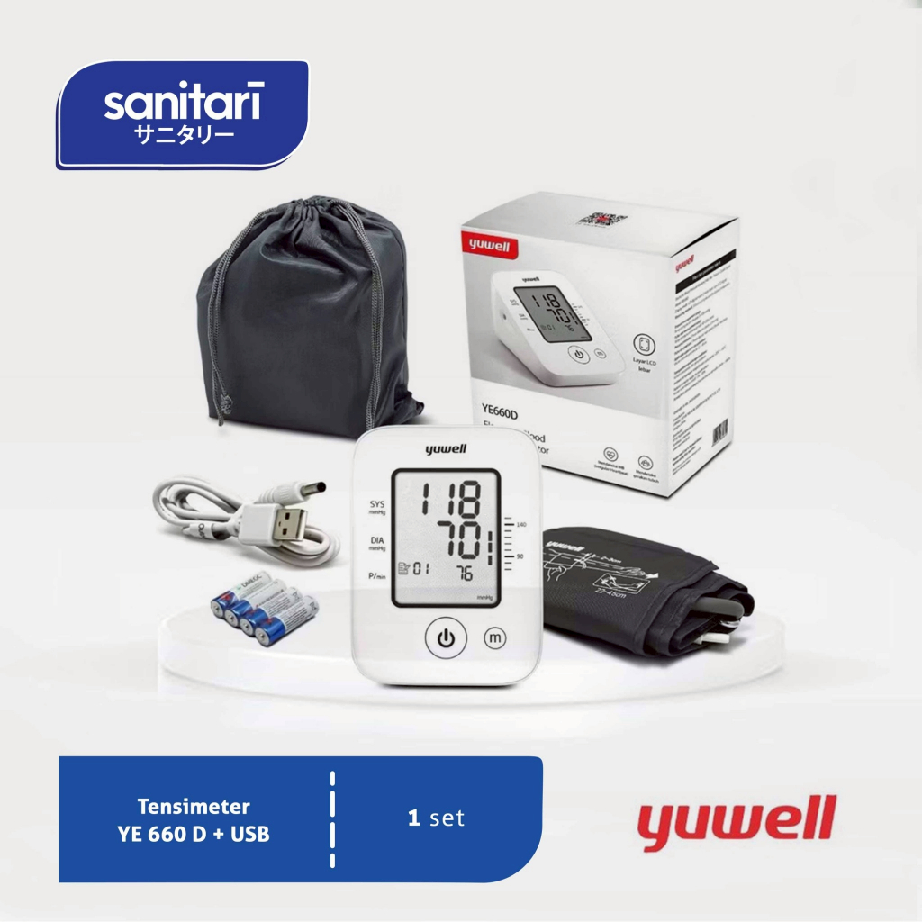 Tensimeter Digital Yuwell YE 660D Tensimeter Yuwell 660D Tensi Digital Yuwell 660 D