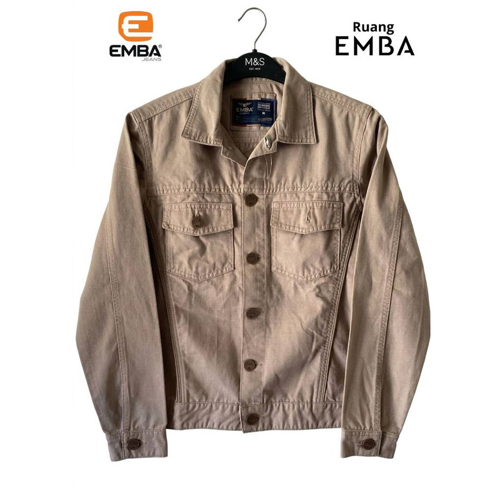 EMBA - Jaket Pria EMBA Classic material Katun