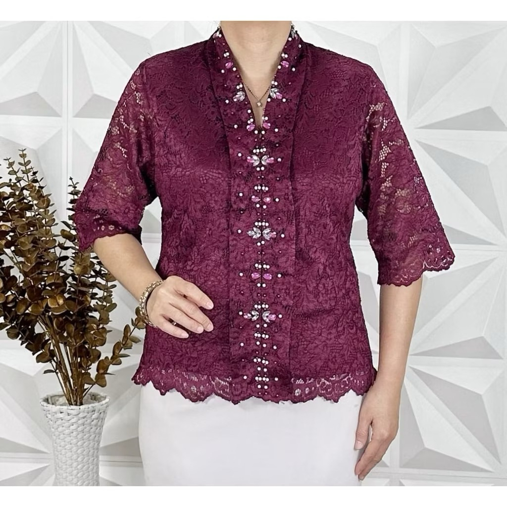 Blus/atasan/baju cantik/baju pesta/baju renda keartini