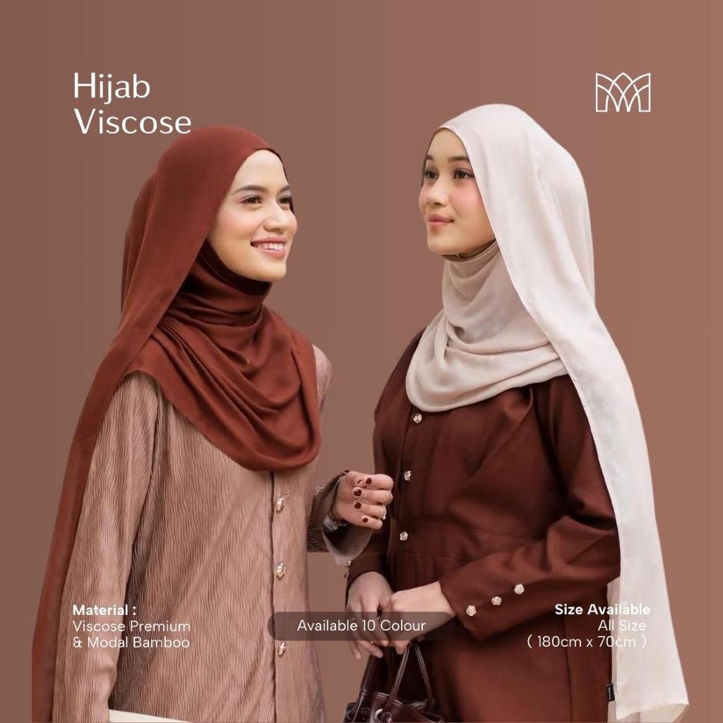 Mayang Collection - Pashmina Viscose Hijab Shawl Voile Voal Arabian Jilbab Wanita Pasmina Muslim Pre