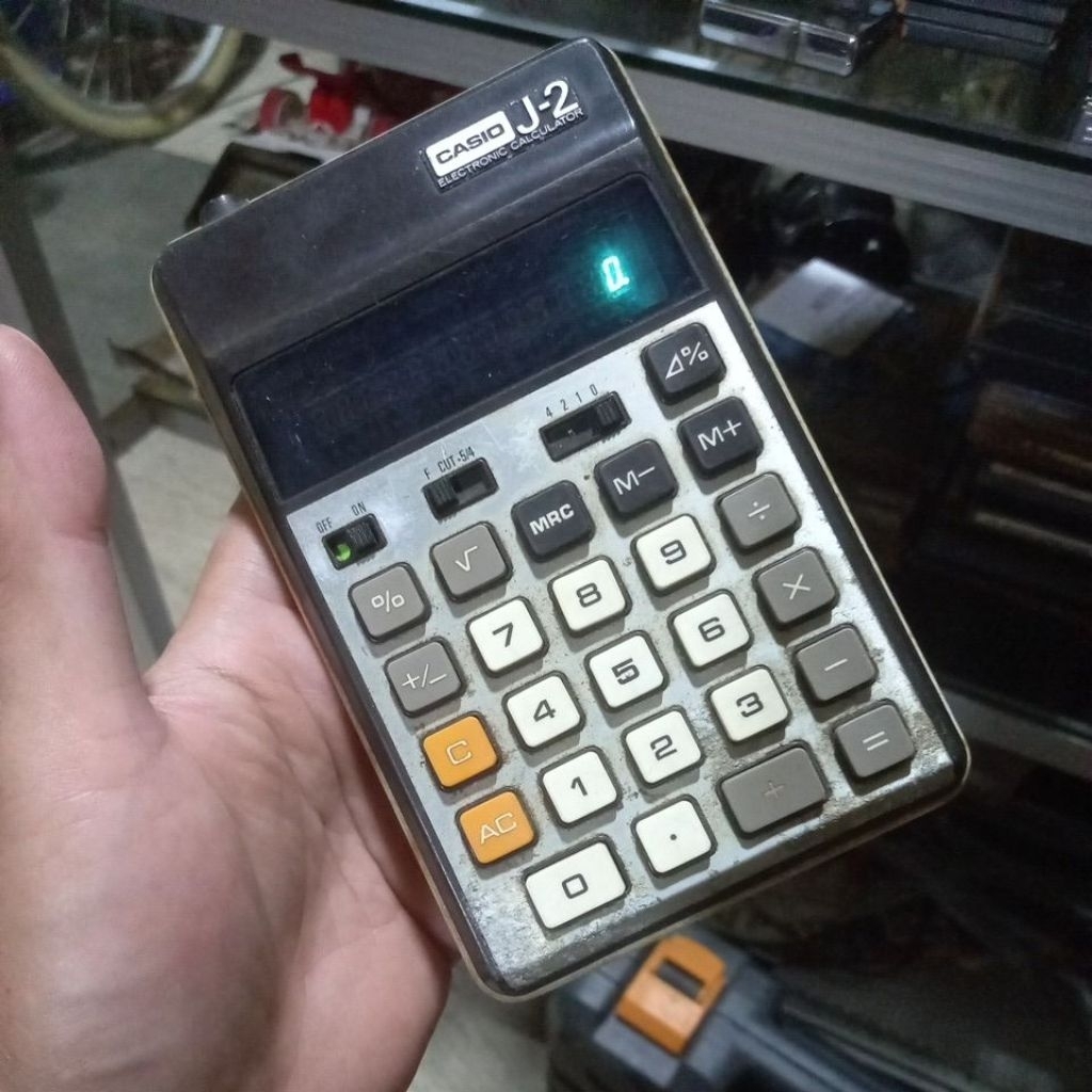 vintage calculator casio J2