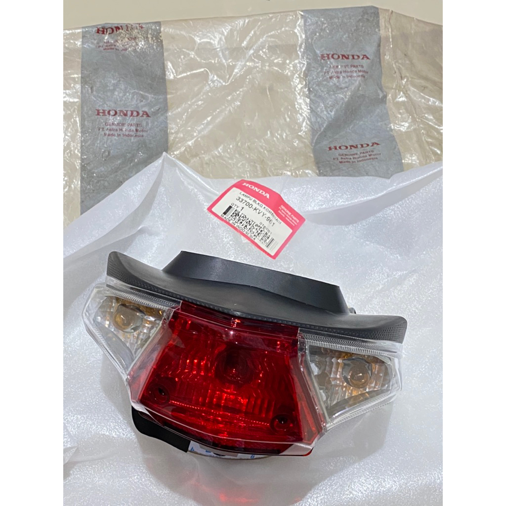 mika kaca sein sen lampu belakang set stoplamp assy Lampu belakang set stop lamp assy Beat Karbu KVY