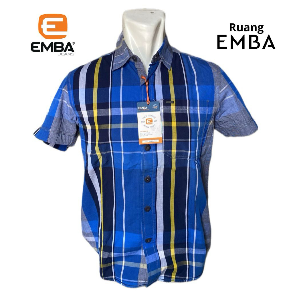 EMBA - Kemeja Pria EMBA Lengan Pendek