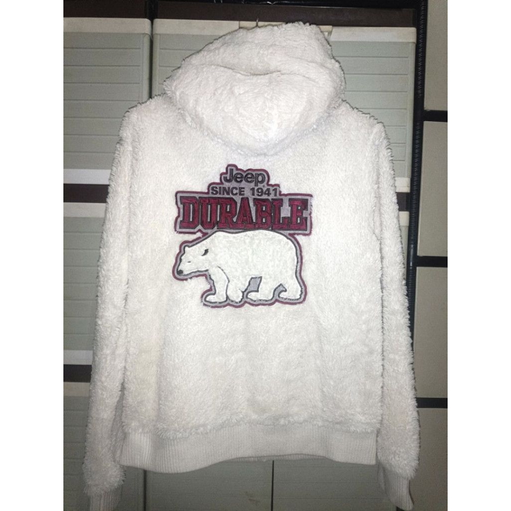 Heavy Weight Hoodie Sherpa Polar Bear dari JEEP