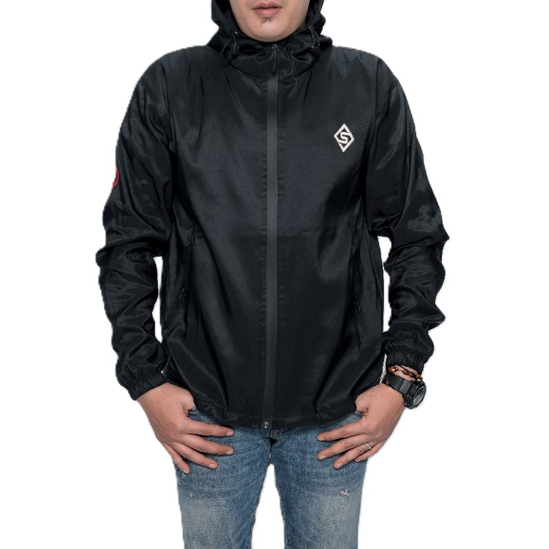 Jaket Olahraga Parasut Premium Pria Wanita dengan Bahan taslan Premium, Ukuran M hingga 3XL
