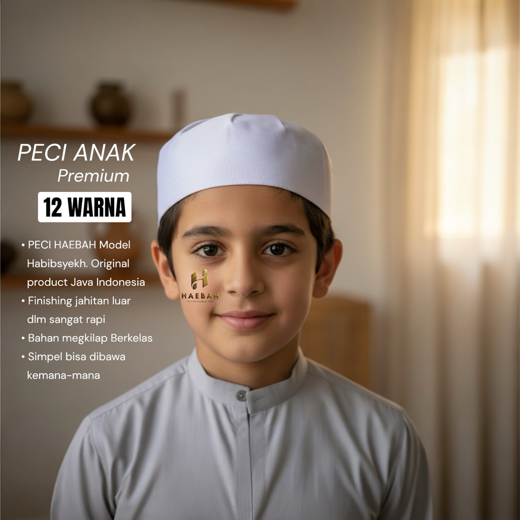 PECI HAEBAH ANAK HABIBSYEKH | Peci Ijazi | Peci Rempel | Peci Haqqani