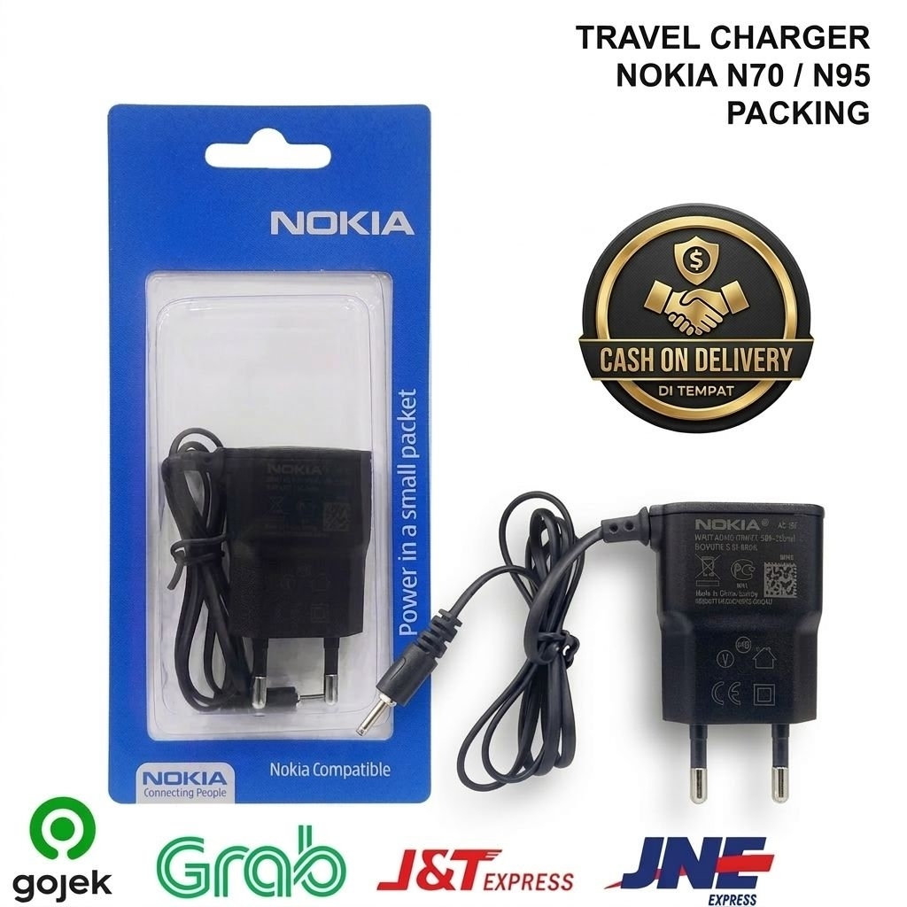 Charger Nokia N95 Pack Press Casan HP Nokia Jadul Jarum Kualitas Terbaik