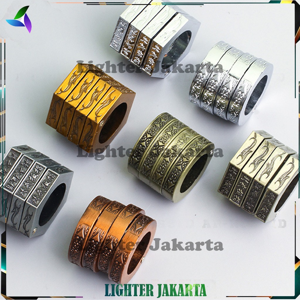 Cincin Besi Collapsing the Lord of the Rings Finger Tiger