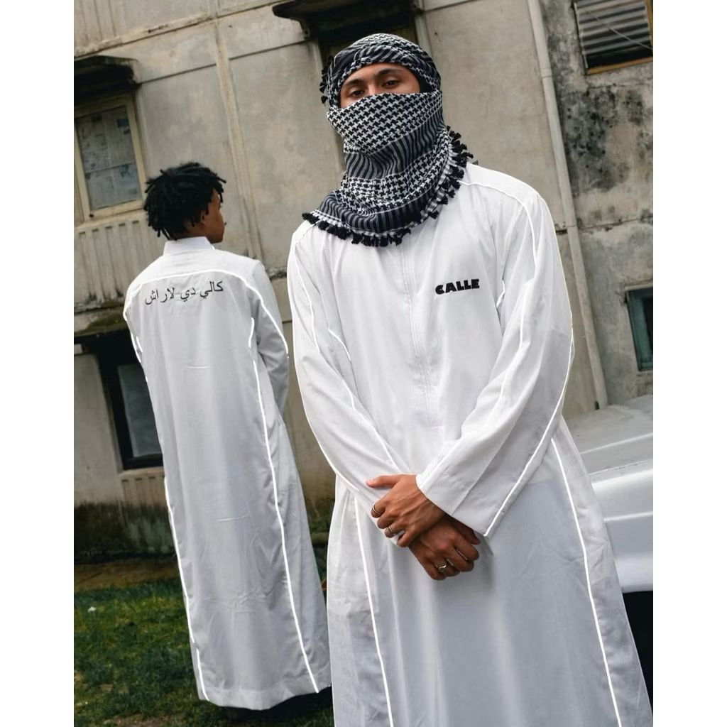 gamis calle V1 WHITE SZ M