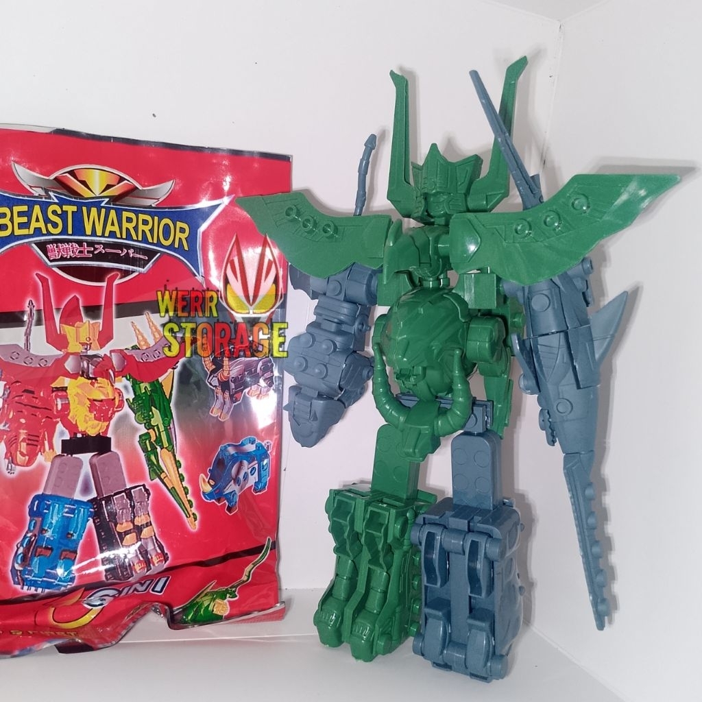 (Fix karakter) figure mainan zords robot jadul power rangers wild force (bisa request rakit)
