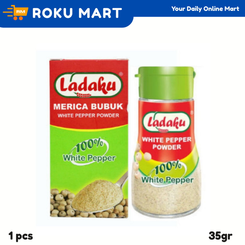 Ladaku Merica Bubuk 35 g / Ladaku Lada Putih Bubuk Botol 35gr