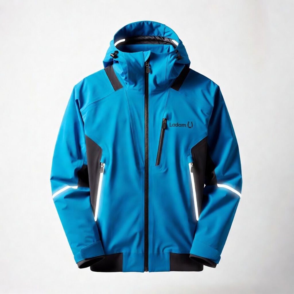 Ladam - Jaket Parasut Motoran Harian Blue Anti Air Jaket Motor Speed Racing