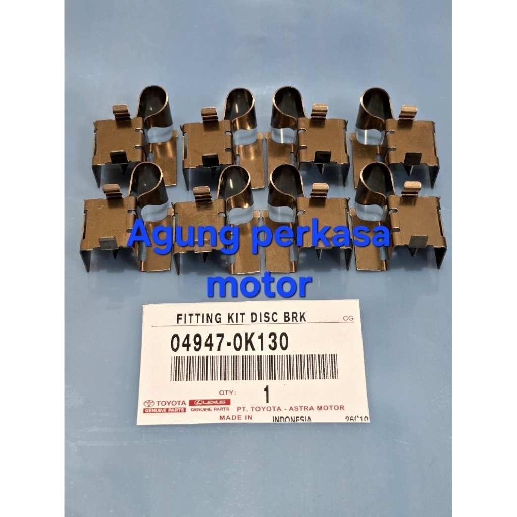 plat brake pad clip brake pad original innova reborn