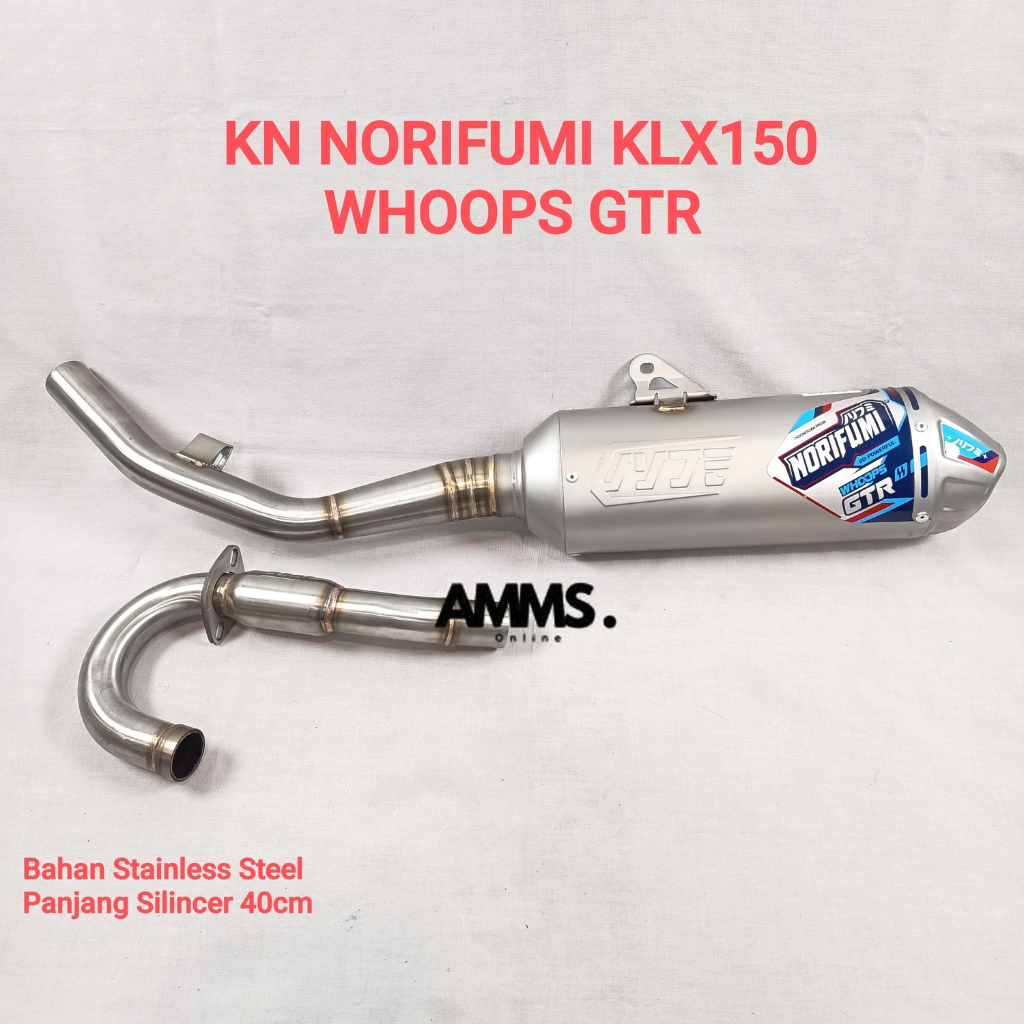 KNALPOT NORIFUMI MOTOR KLX 150 WHOOPS GTR