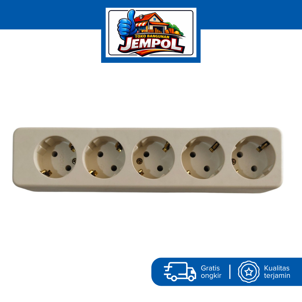 UTICON STOP KONTAK 5 LUBANG