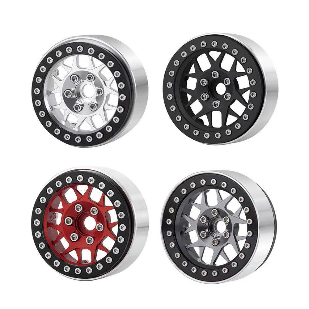 4pcs Velg 1.9 beadlock Rc Axial Scx10 Trx4 RGT MN999 1/10 velg beadlock 1.9 Rc