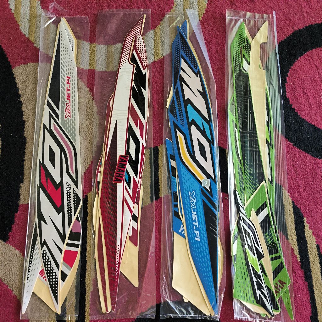 Striping/Lis Body Yamaha Mio J 2012 – Stiker Body Mio J 1 Set Lengkap