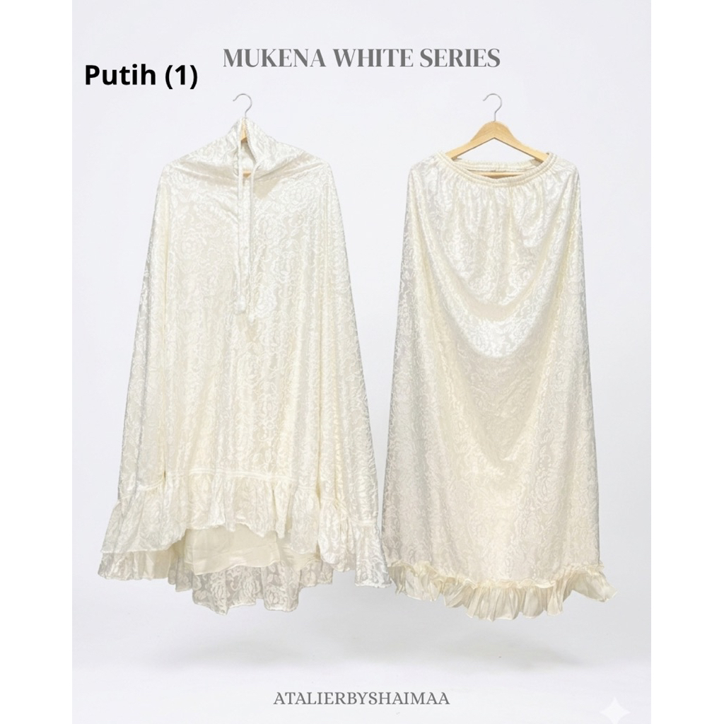 Mukena Premium Silk Renda Mewah