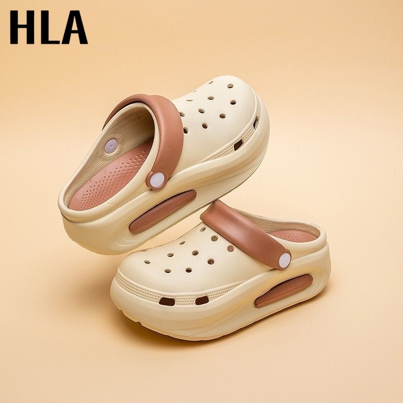 HLA Sandal Wanita EVA Khaki 36-41 dengan Sol Anti-Selip