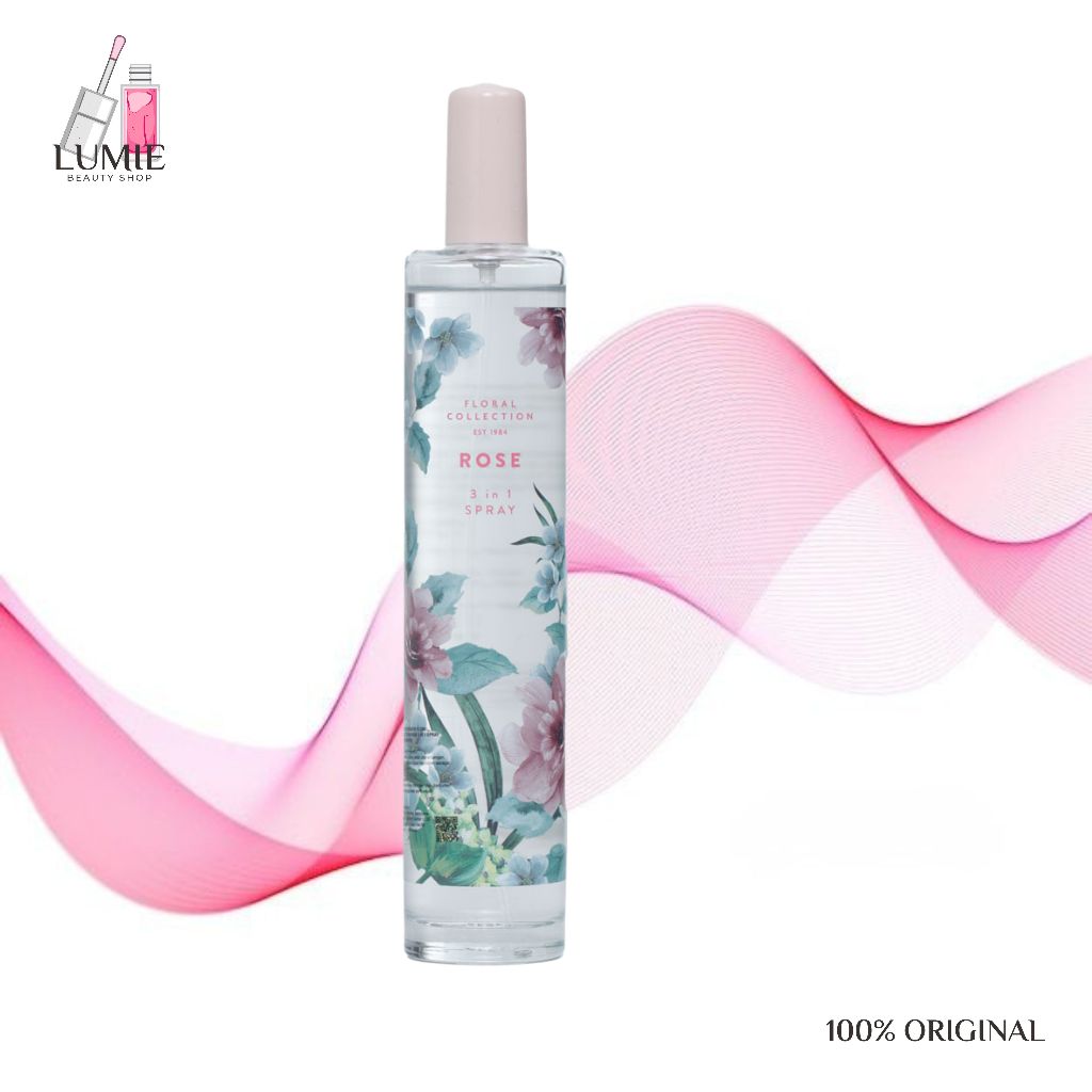 M&S Marks and Spencer 3 in 1 Spray Floral Collection Parfum 100ml  Rose