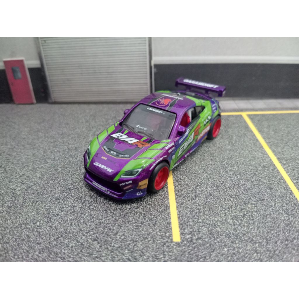 hot wheels toyota gr86 cup custom evangelion garasi drift