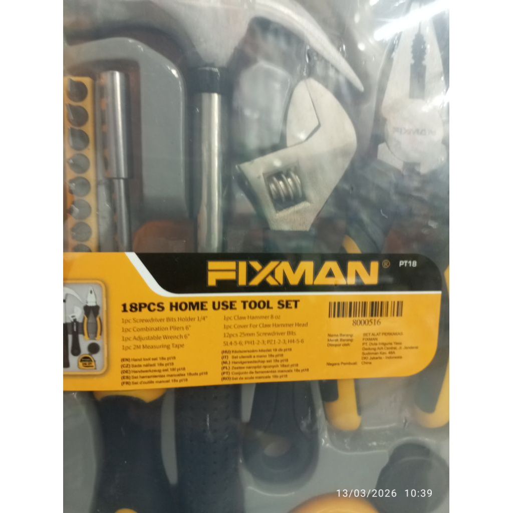 hemat perkakas paket komplit fixman