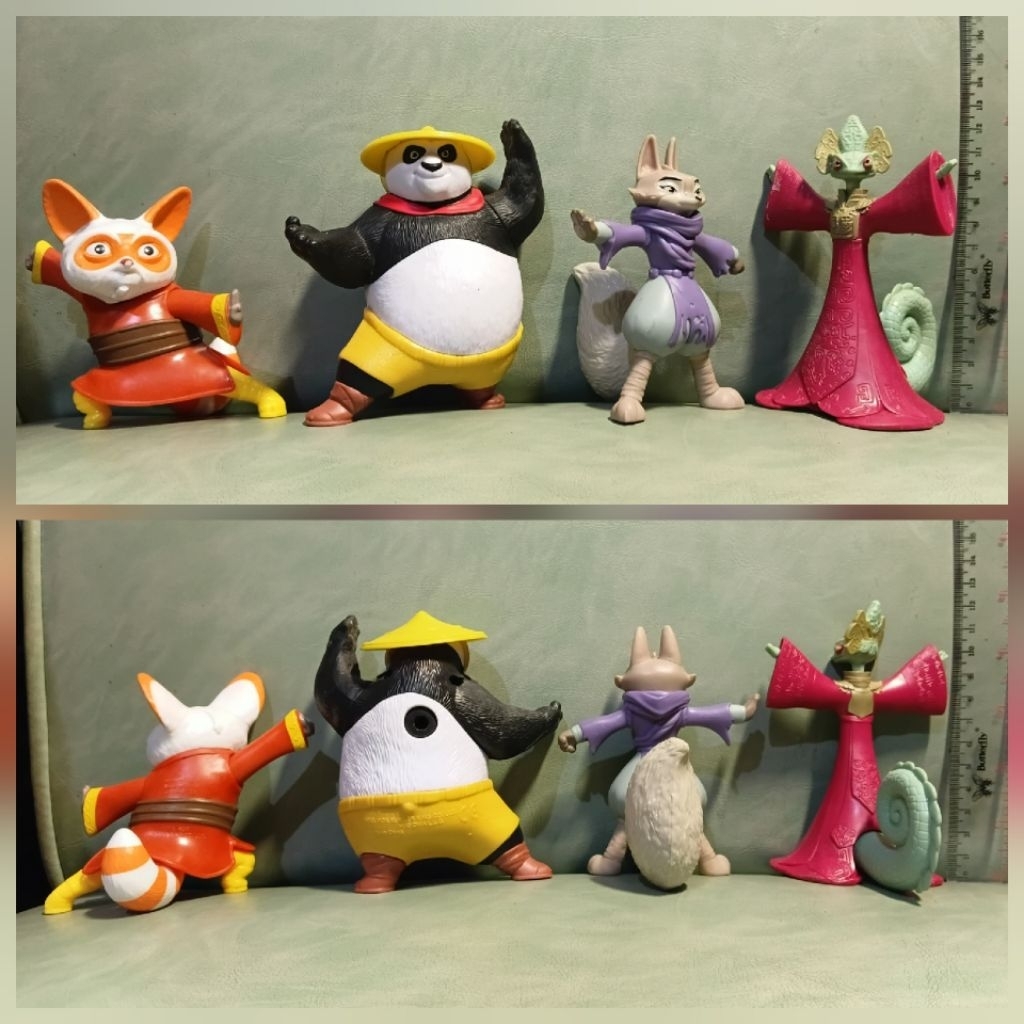 DWA Burger King Original Kungfu Panda 4 figure set