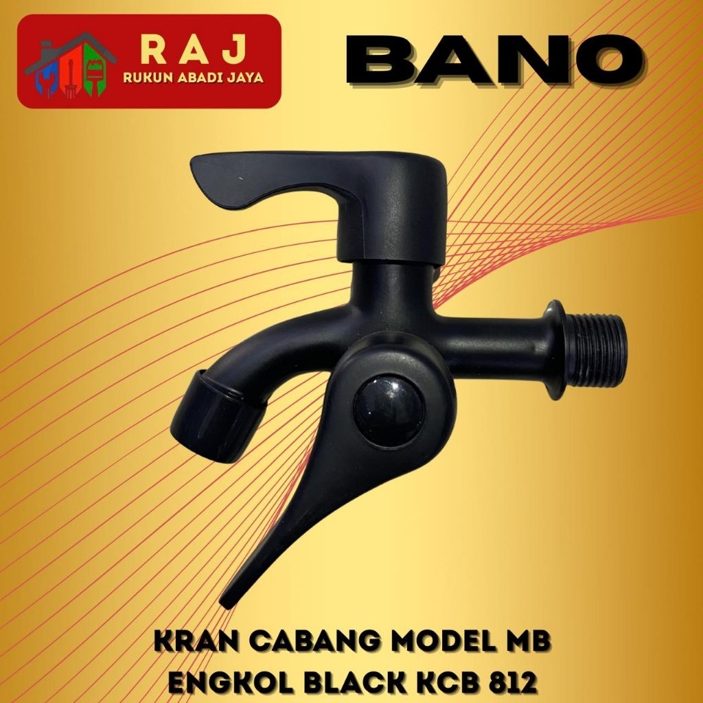 BANO Kran Cabang Model MB Engkol Black KCB 812