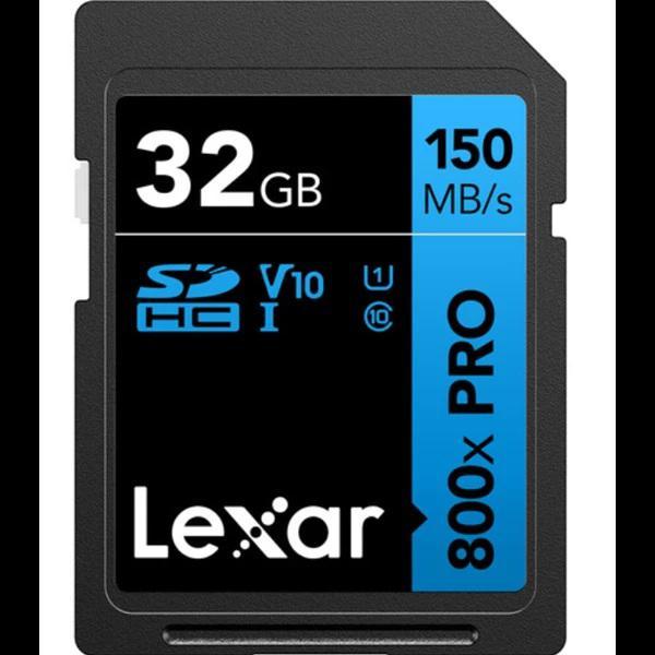 SD Card 32GB Lexar Profesional 800XPRO SDXC UHS-I (LSD0800P032G-BNNNG)