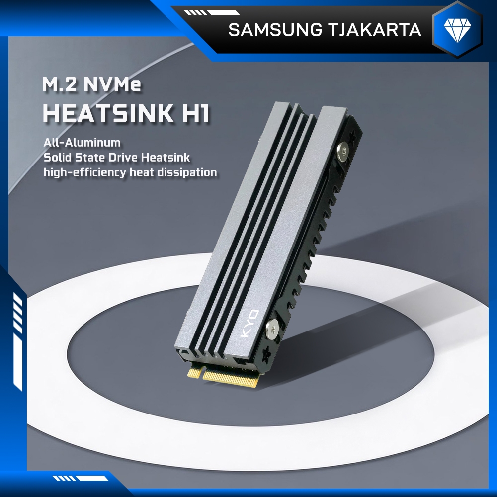 HEATSINK KYO H1 M.2 SSD Heatsink NVMe & M.2 NGFF M.2 Heatsink Cooling Aluminum high efficiency heat 